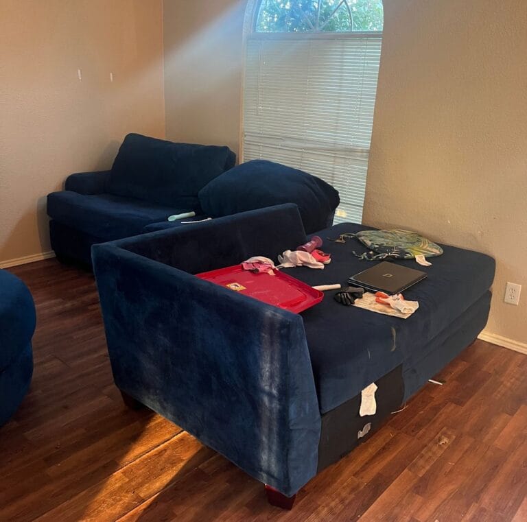 a couch in a room