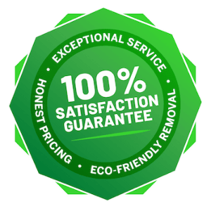 Furniture Removal In Winter Haven FL 2 a green and white label